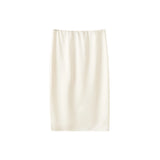 Beige skirt on a white background
