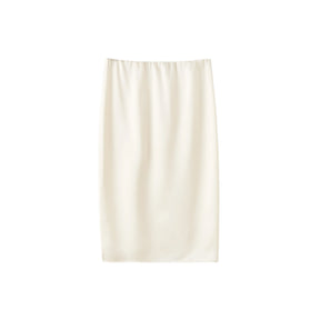 Beige skirt on a white background