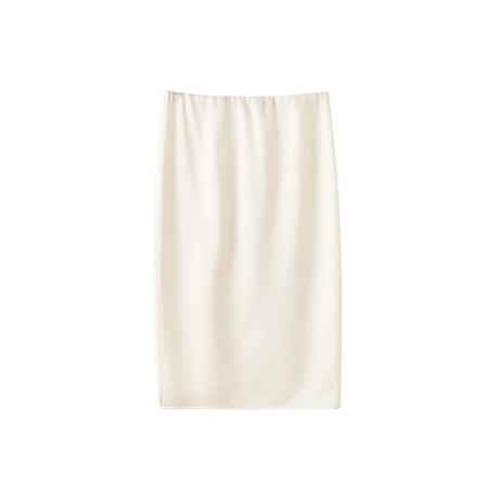 Beige skirt on a white background