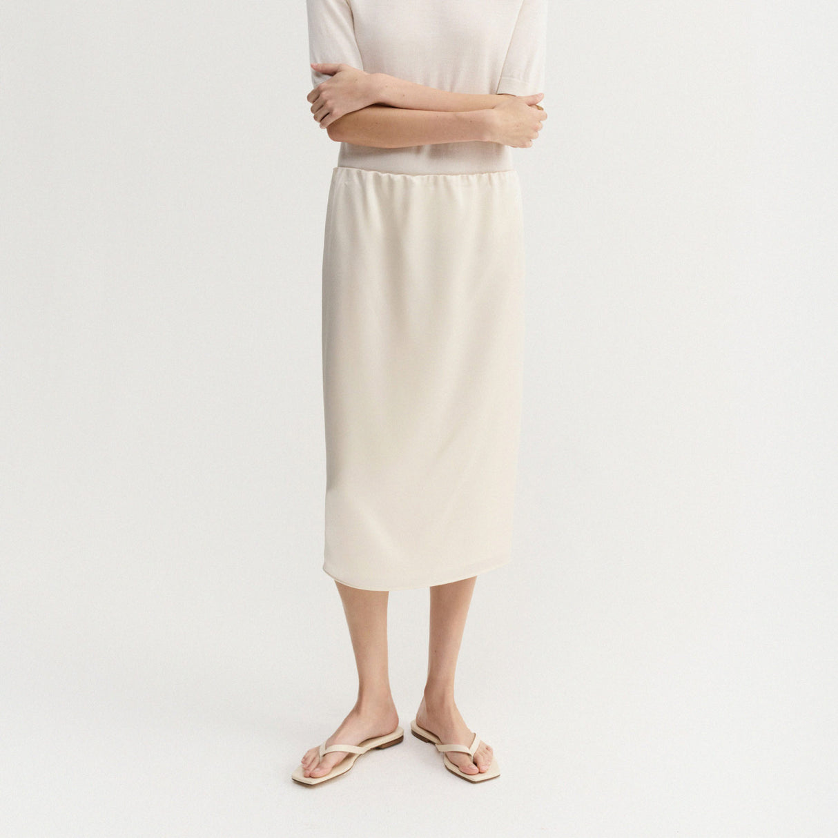 Almada Label LIU SKIRT, Vanilla