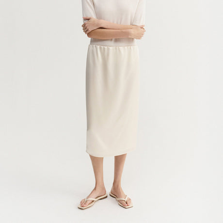 Almada Label LIU SKIRT, Vanilla