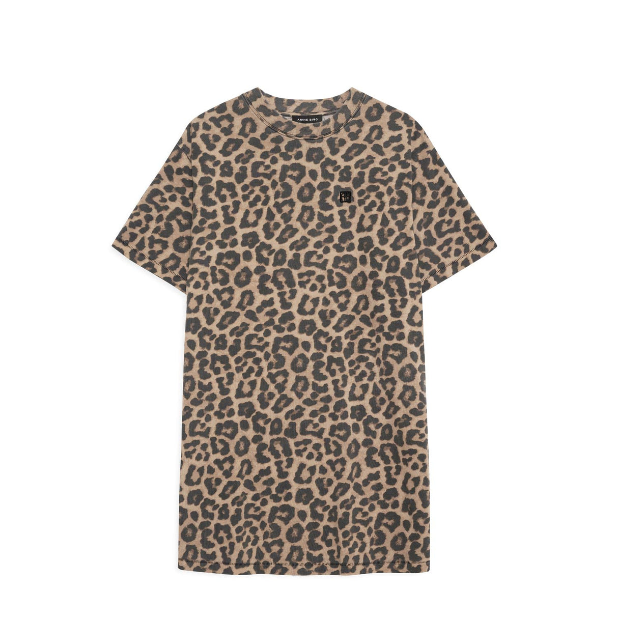Anine Bing BETH MINI DRESS, Leopard