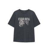 Anine Bing COHEN TEE, Washed Black