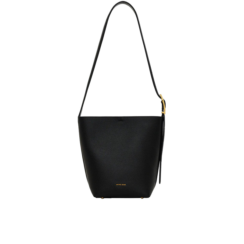 Anine Bing ELLY MEDIUM BUCKET BAG, Black