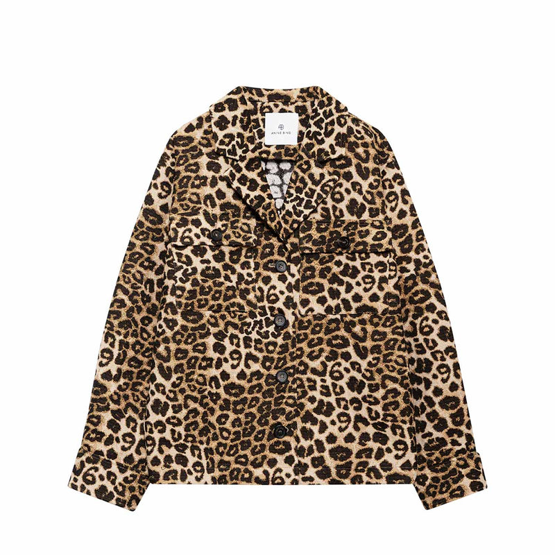 Anine Bing FLYNN JACKET, Leopard