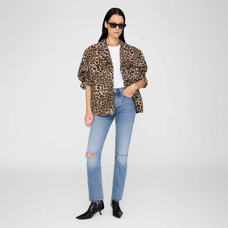 Anine Bing FLYNN JACKET, Leopard