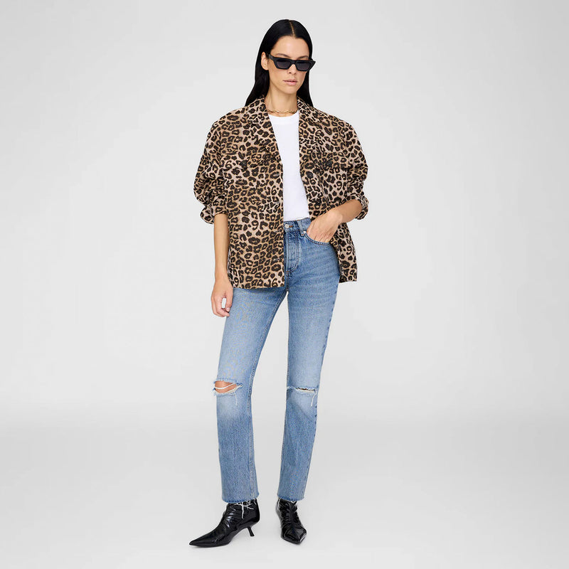 Anine Bing FLYNN JACKET, Leopard