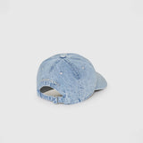 Anine Bing JEREMY BASEBALL CAP AB, Bleached Blue Denim