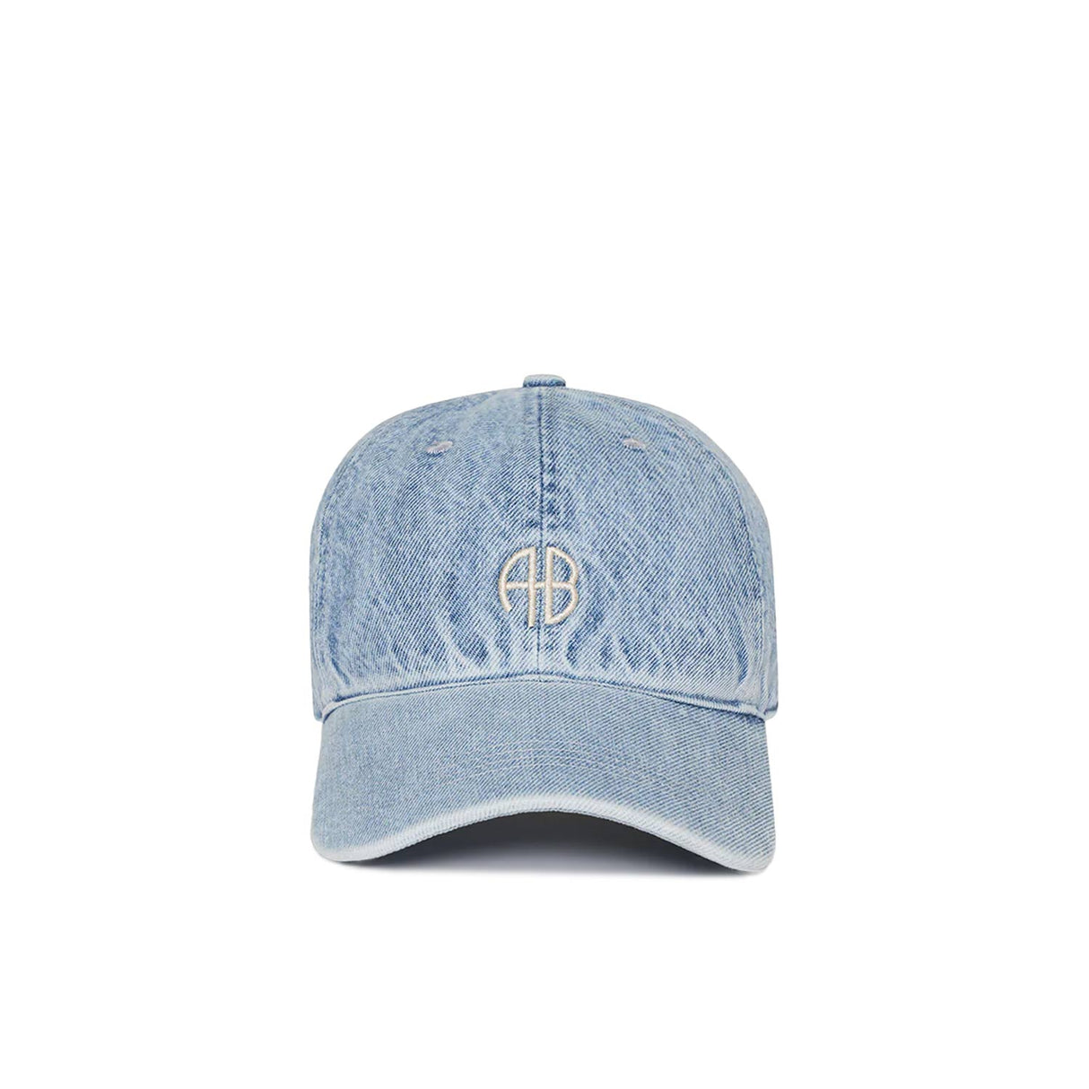 Anine Bing JEREMY BASEBALL CAP AB, Bleached Blue Denim