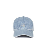 Anine Bing JEREMY BASEBALL CAP AB, Bleached Blue Denim