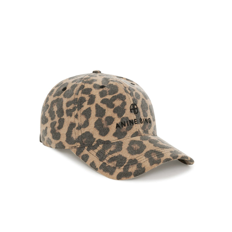 Anine Bing JEREMY BASEBALL CAP, Leopard
