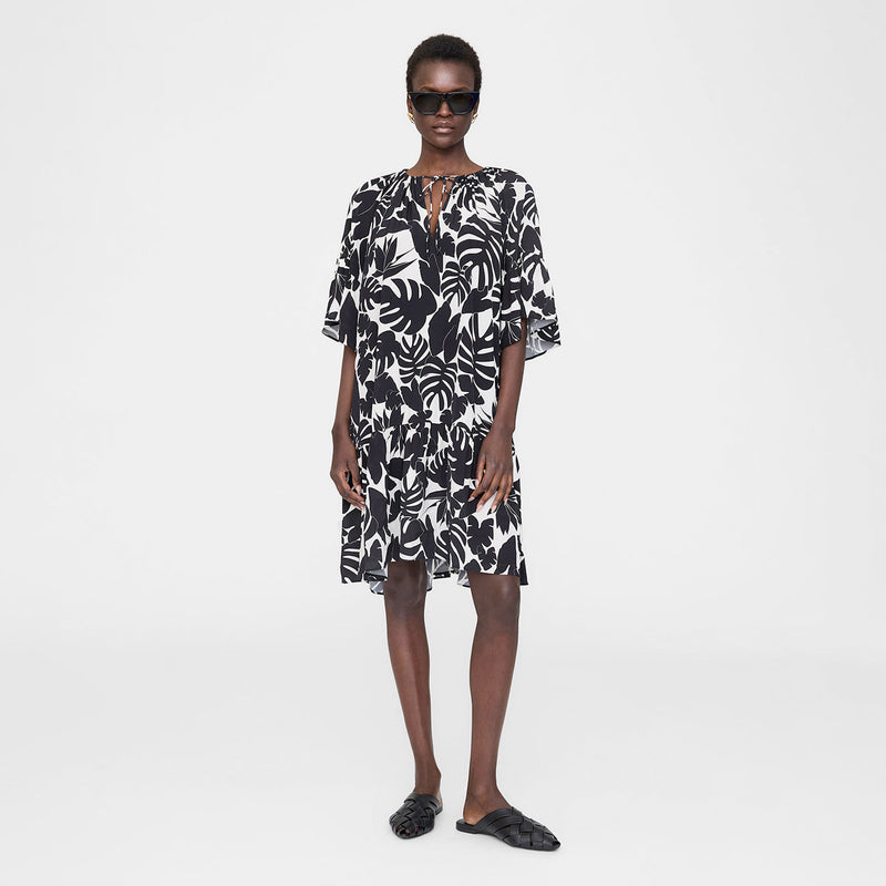 Anine Bing LOLITA DRESS, Black Bird Of Paradise