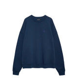 Anine Bing MILES SWEATSHIRT FRAMED MONOGRAM, Washed Navy