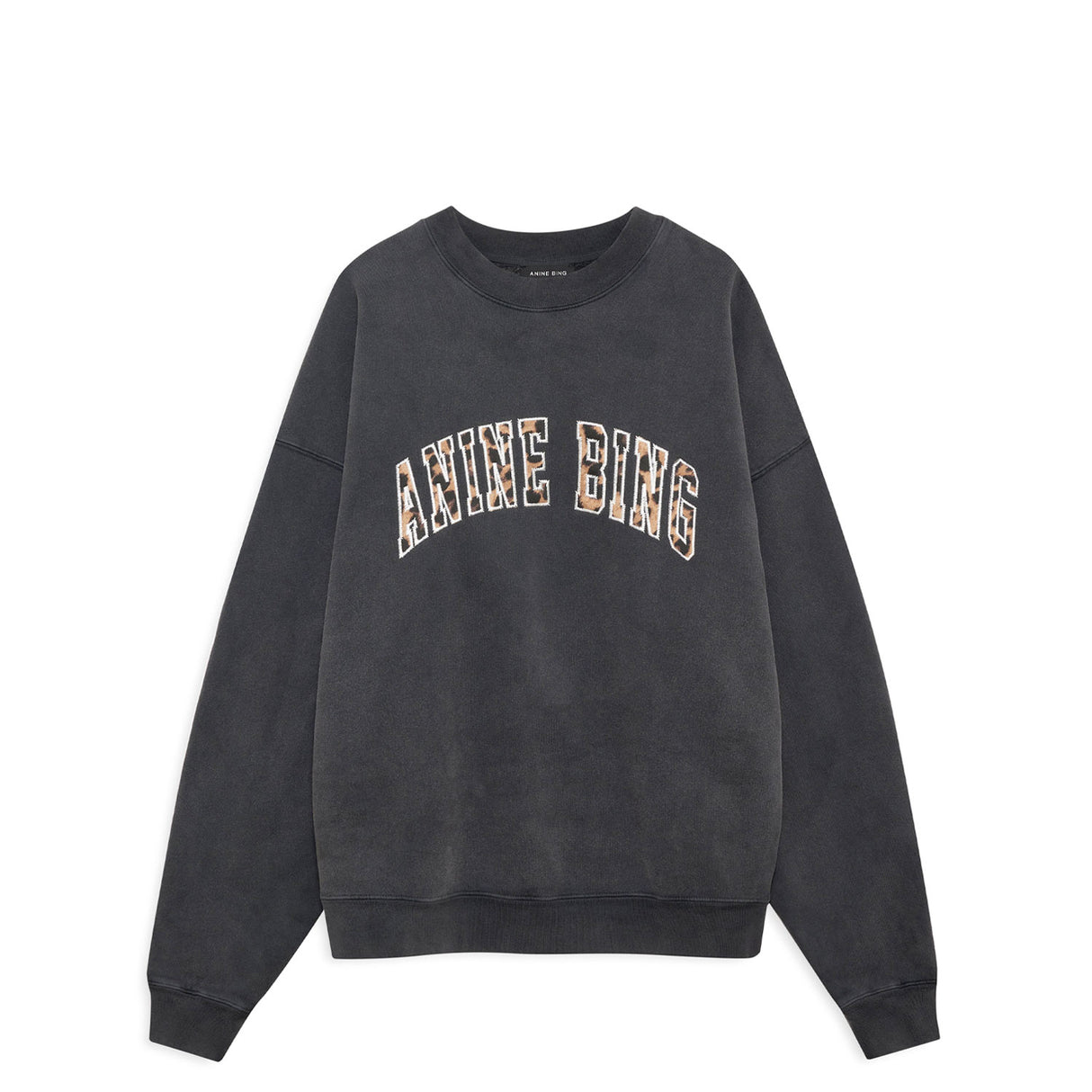 Anine Bing MILES SWEATSHIRT, Washed Black