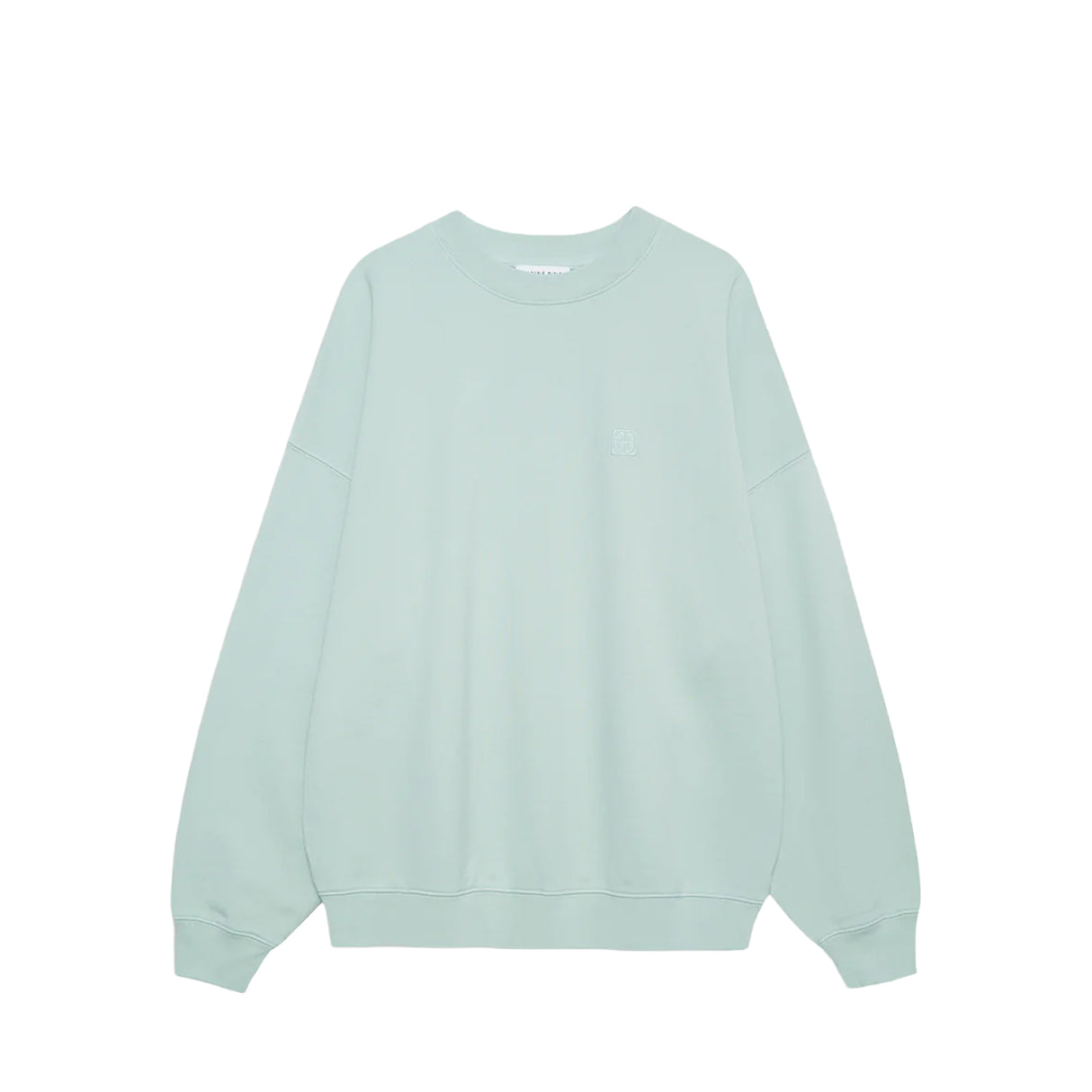 Green sweatshirt on a white background