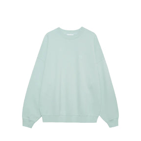 Green sweatshirt on a white background