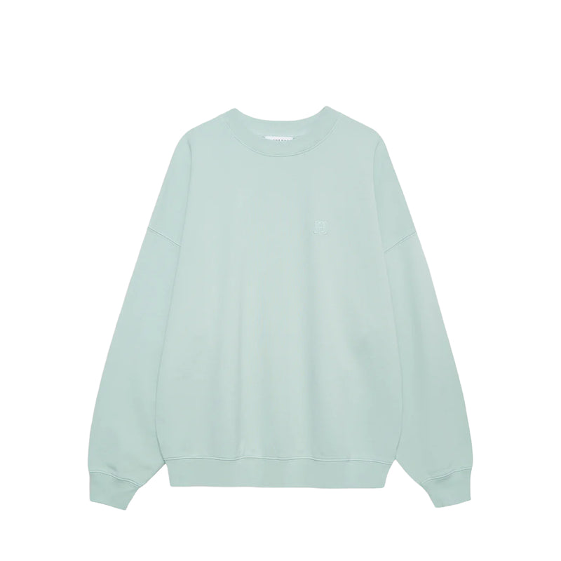 Green sweatshirt on a white background