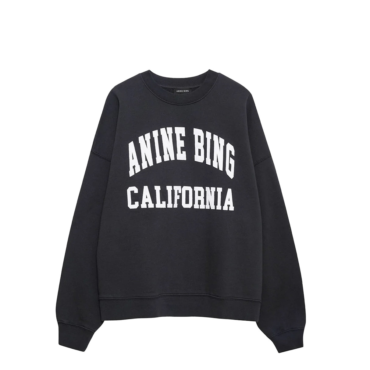 Anine Bing MILES SWEATSHIRT, Washed Black