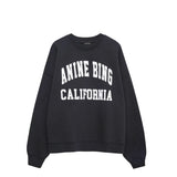Anine Bing MILES SWEATSHIRT, Washed Black