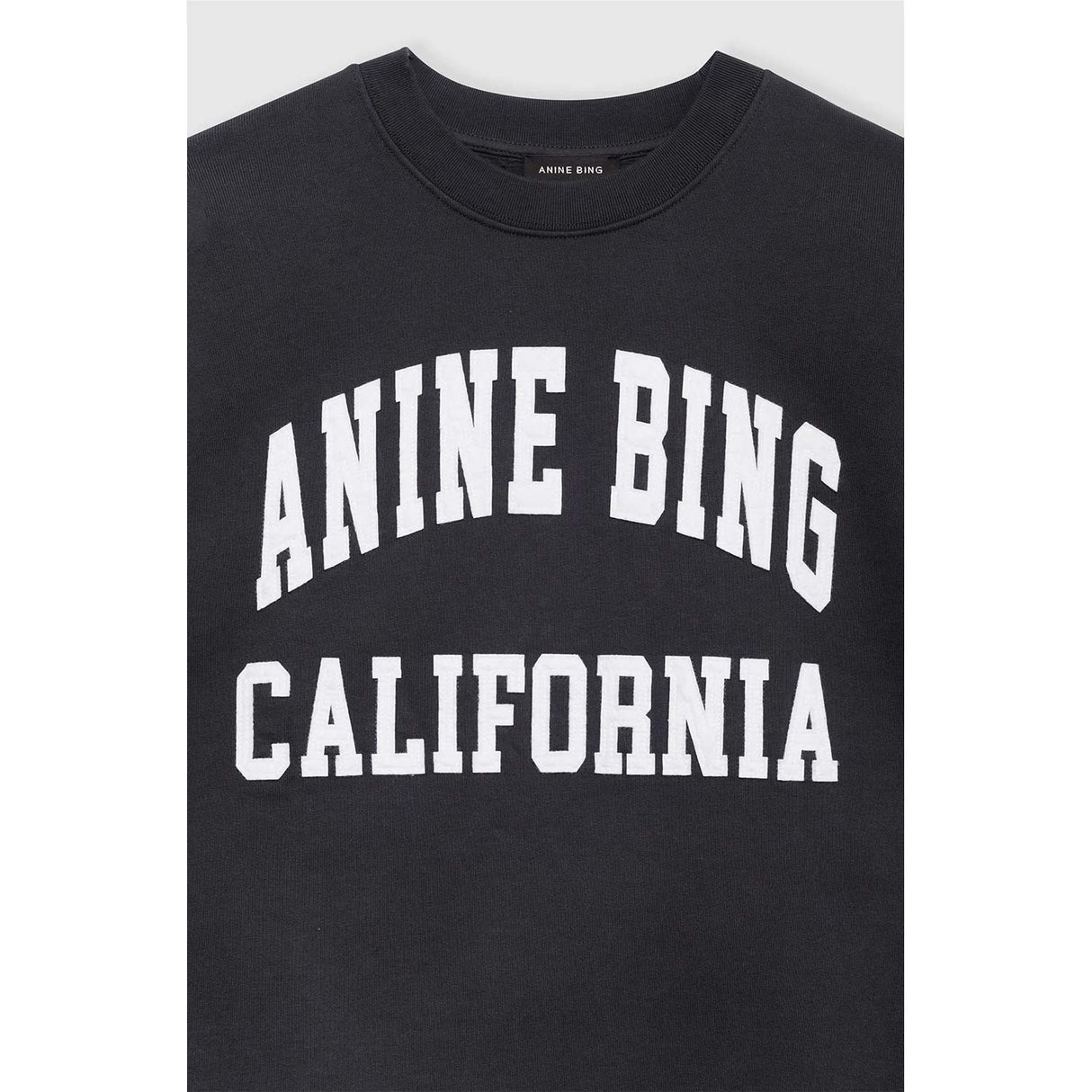 Anine Bing MILES SWEATSHIRT, Washed Black