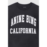 Anine Bing MILES SWEATSHIRT, Washed Black