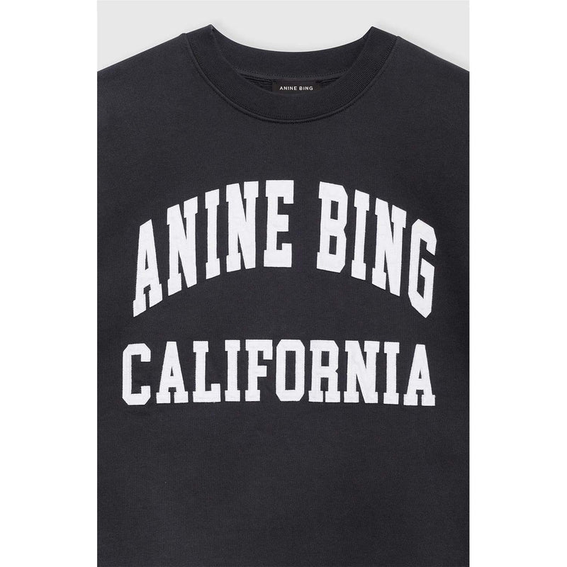 Anine Bing MILES SWEATSHIRT, Washed Black