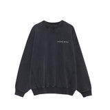 Anine Bing JACI SWEATSHIRT TWISTED SNAKE, Washed Black