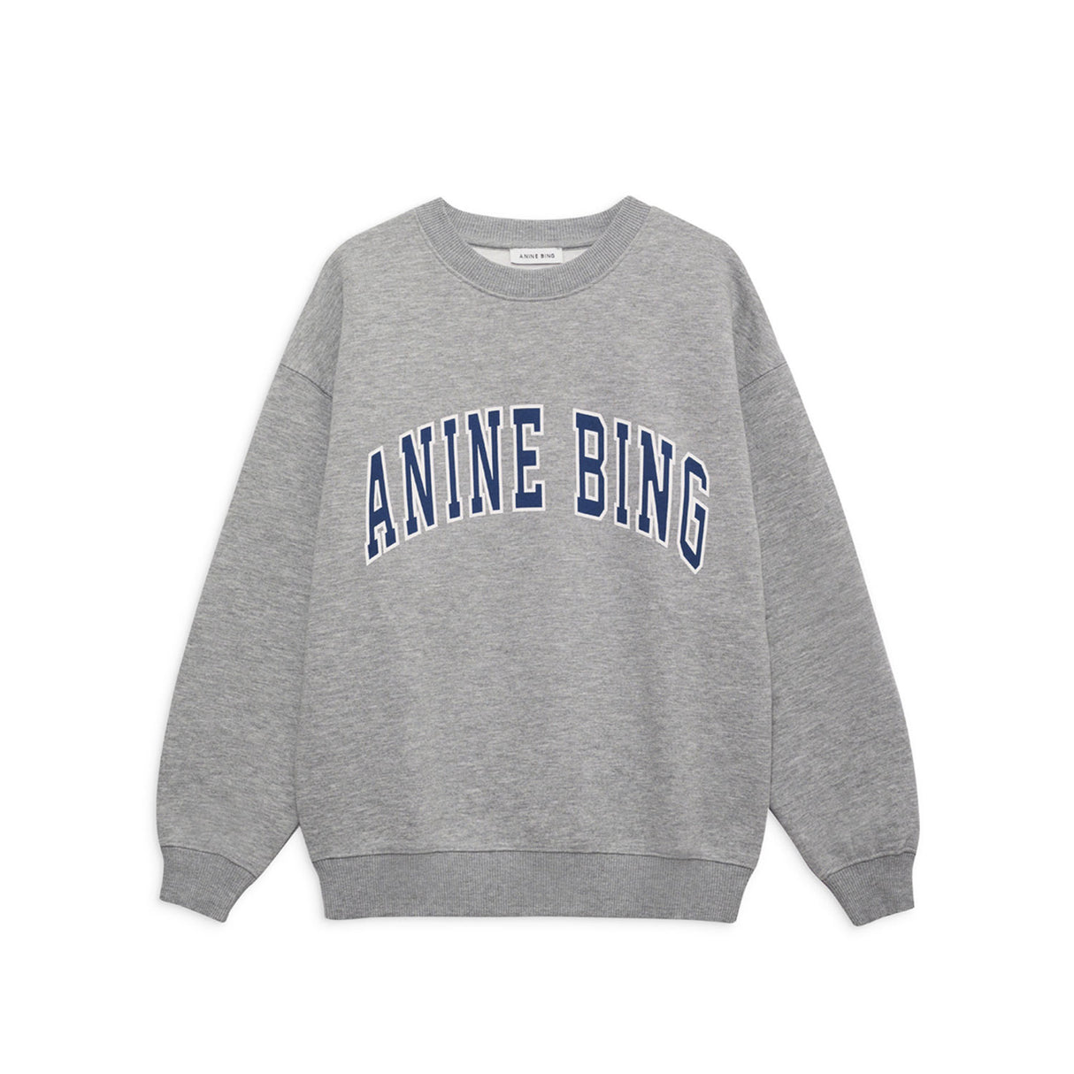 Anine Bing SPENCER SWEASHIRT, Grey Melange