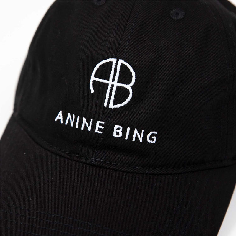 Anine Bing JEREMY BASEBALL CAP, Black