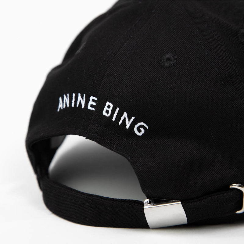 Anine Bing JEREMY BASEBALL CAP, Black