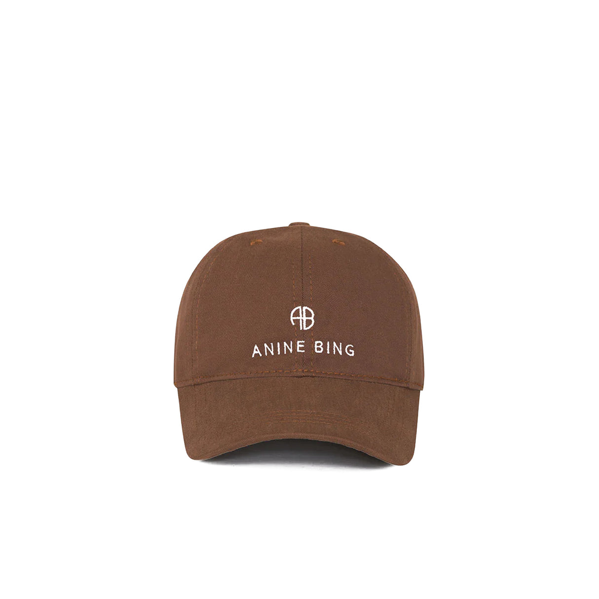 Brown cap on a white background
