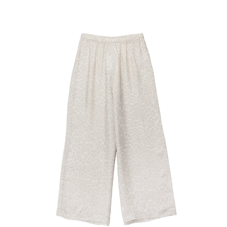 Light gray wide-leg pants on a white background