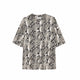 Anine Bing AVI TEE, Washed Python