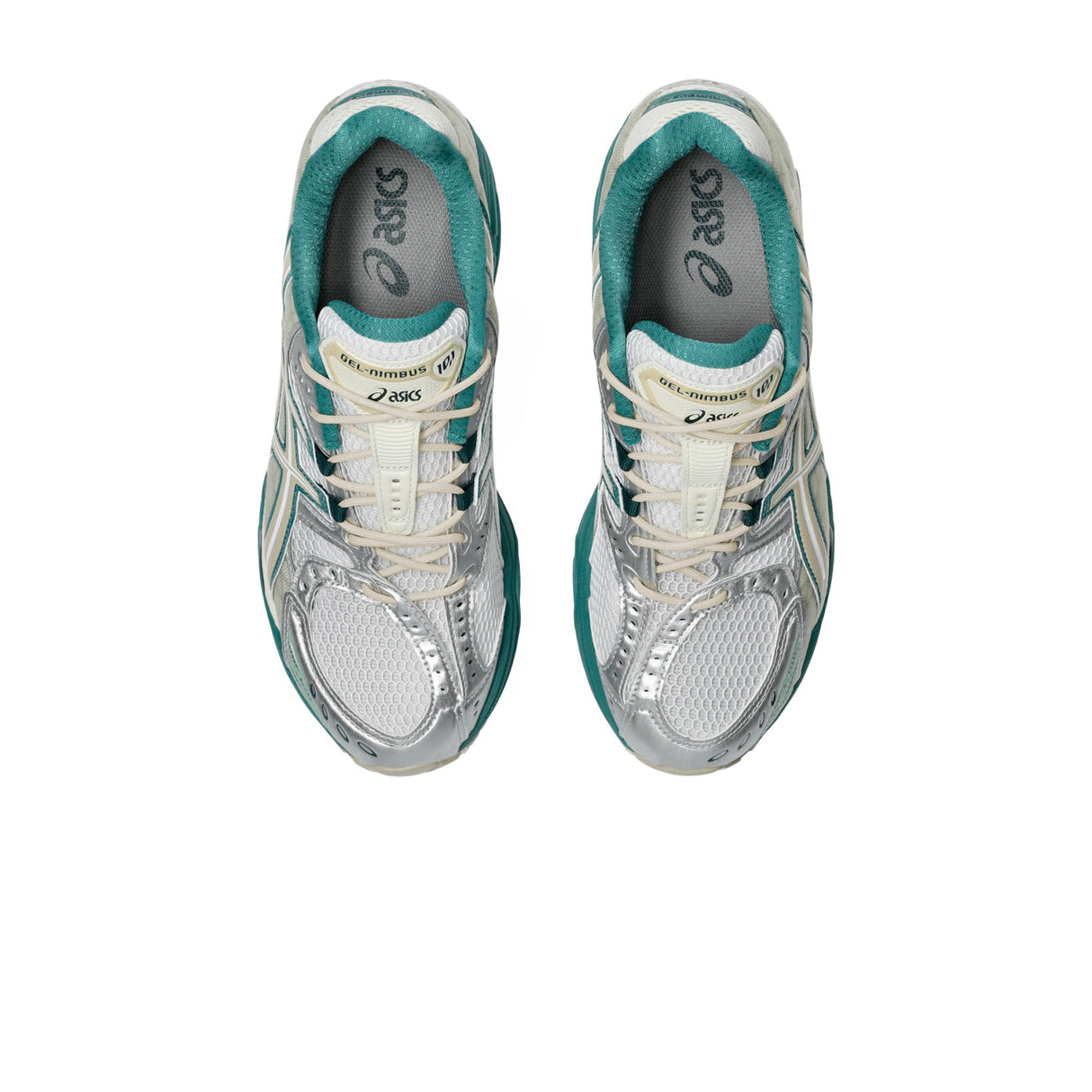 Asics GEL-NIMBUS 10.1, White/Rainy Lake