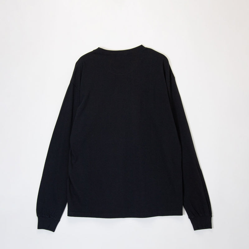 Auralee SEAMLESS L/S TEE, Black
