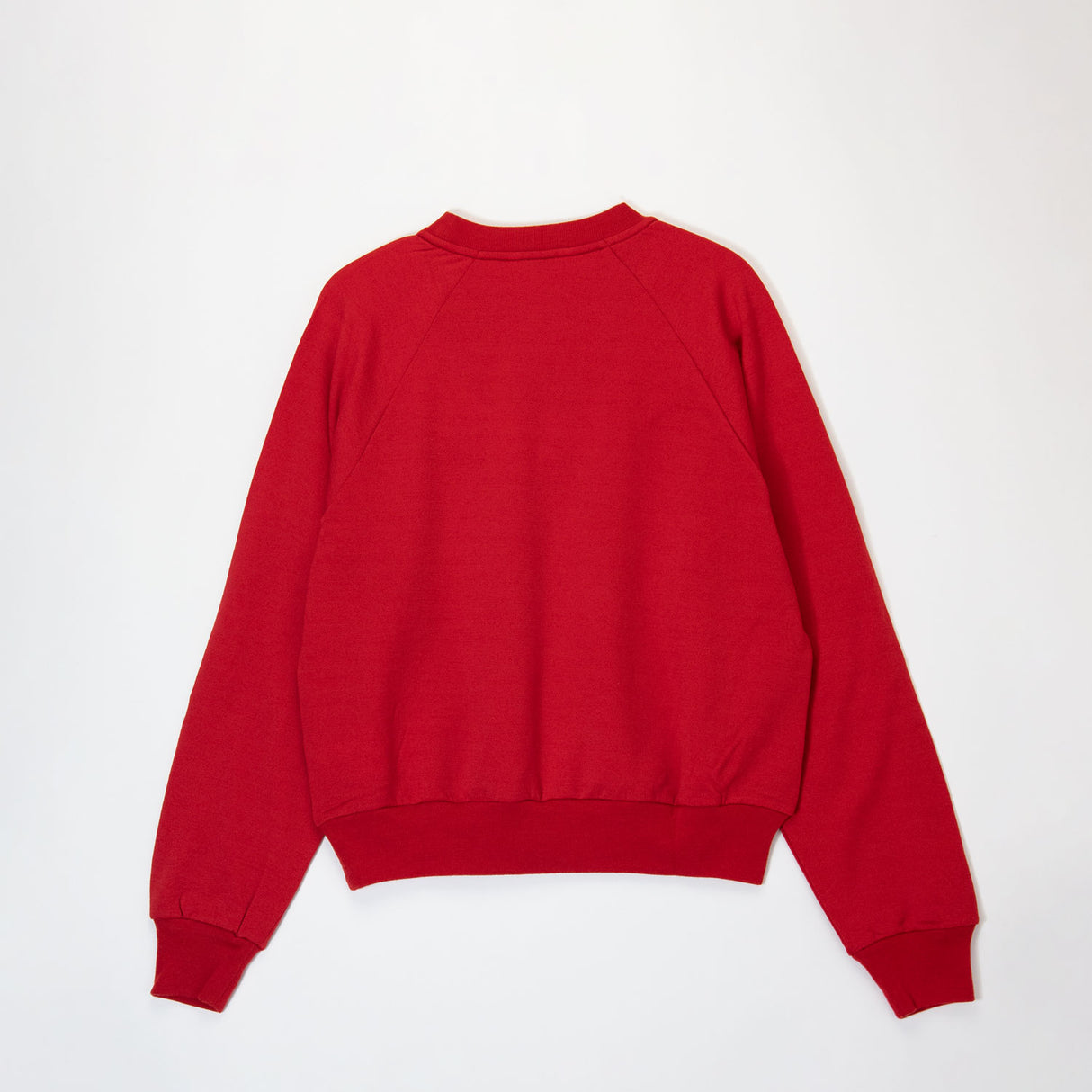 Auralee LIGHT WOOL SWEAT PULLOVER, Red