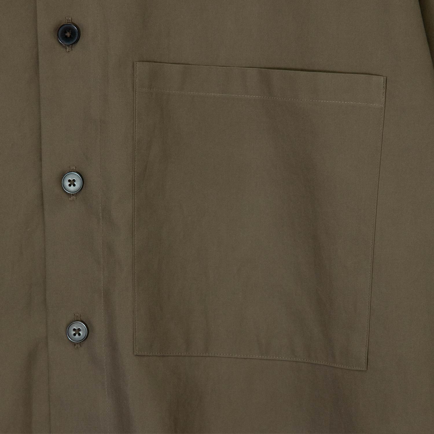 Auralee WASHED FINX TWILL BIG SHIRT, Brown – Beamhill