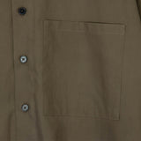 Auralee WASHED FINX TWILL BIG SHIRT, Brown