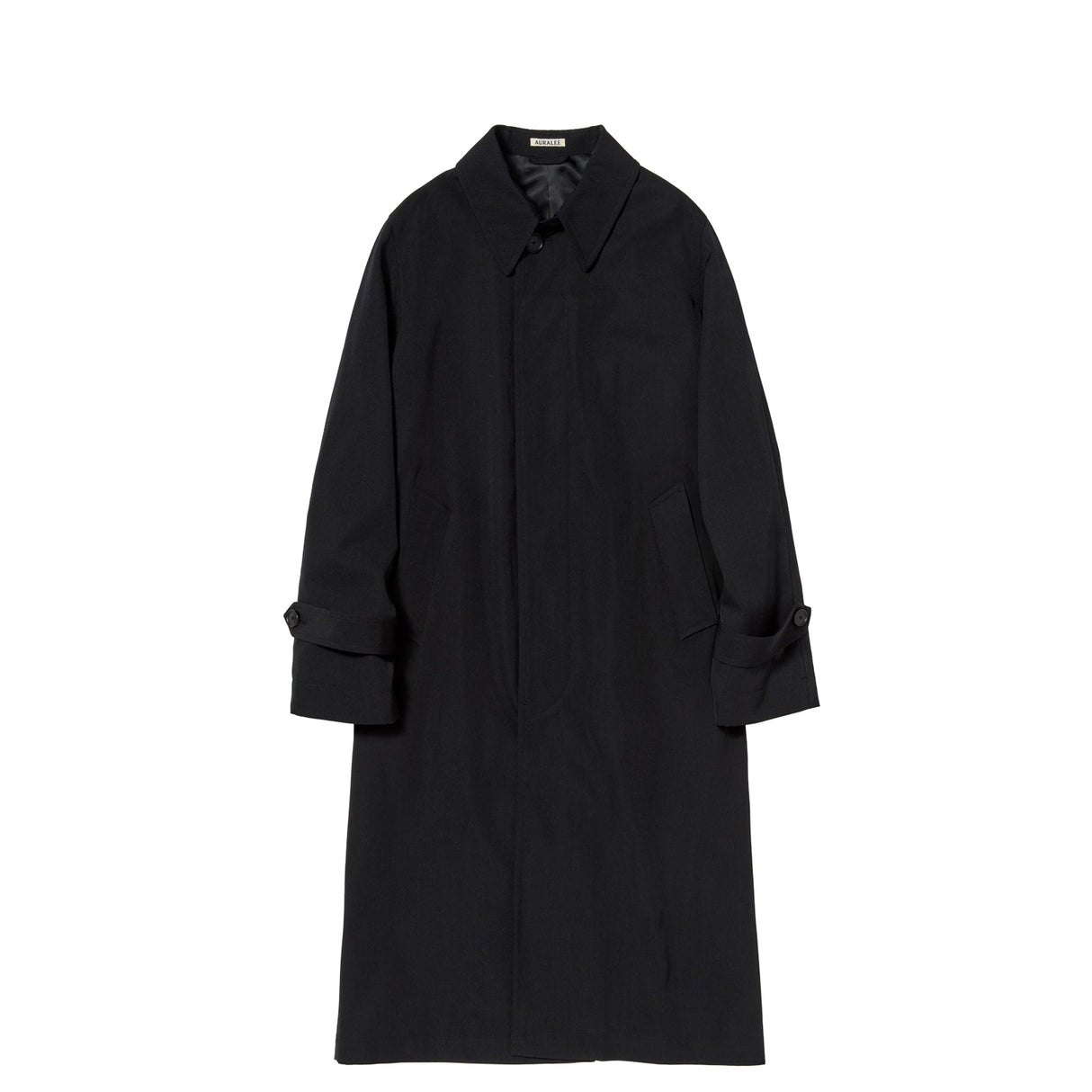 Black coat on a white background