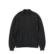 Black half-zip sweatshirt on a white background