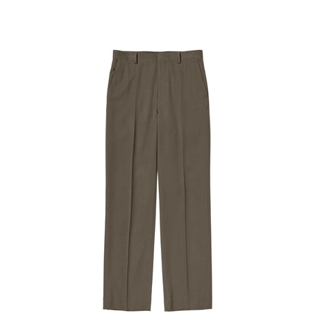 Brown dress pants on a white background