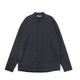 Auralee HIGH TWIST WOOL KNIT SHIRT CARDIGAN, Charcoal