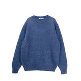 Auralee M'S BRUSHED SUPER KID MOHAIR KNIT P/O, Light Navy