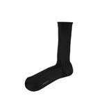 Auralee GIZA HIGH GAUGE SOCKS, Black