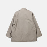 Auralee W' WOOL MAX CANVAS BLOUSON, Top Grey Beige