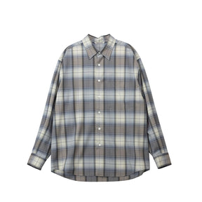 Checked shirt on a white background