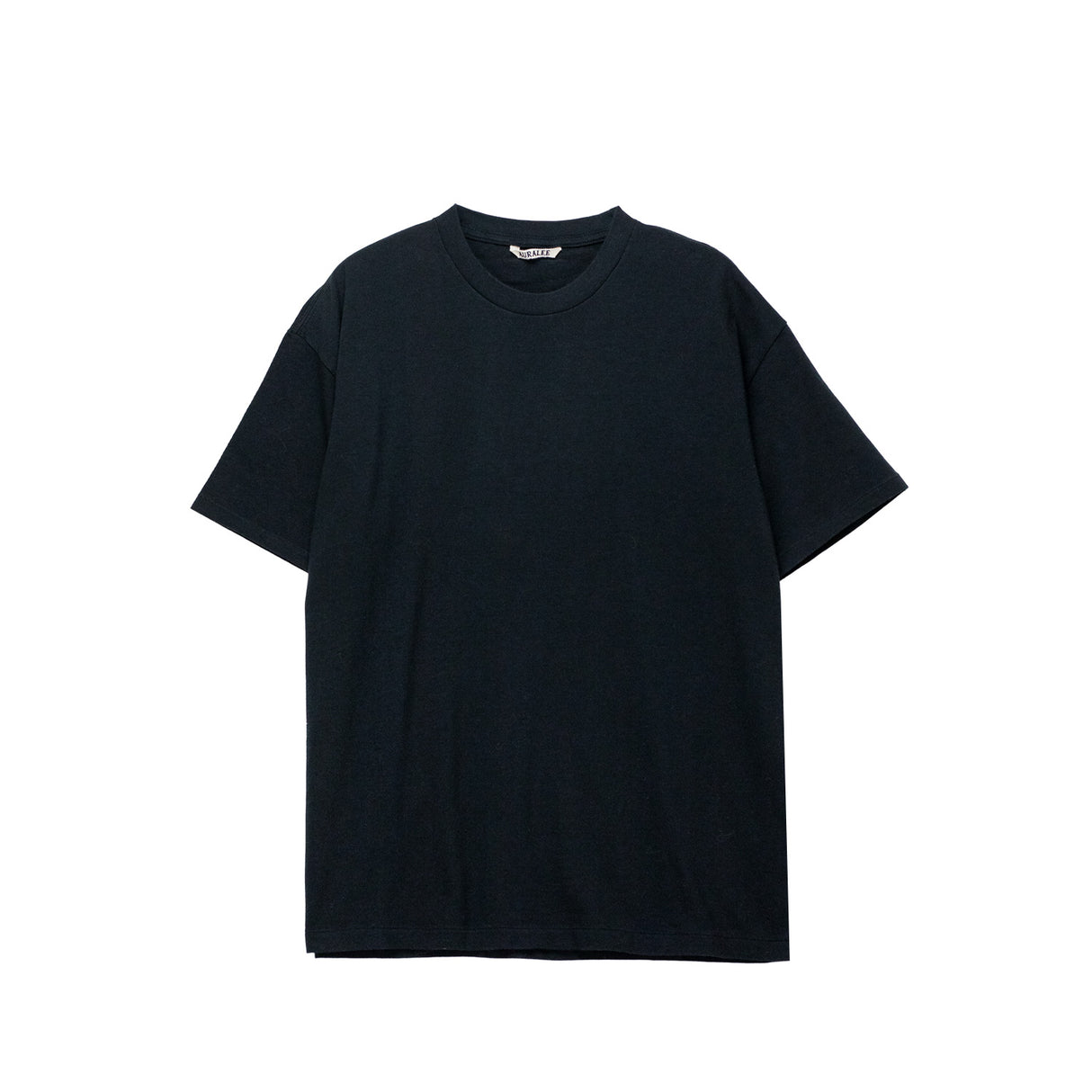 Black t-shirt on a white background
