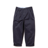 BEAMS+ 2PLEATS TWILL PANTS, Navy