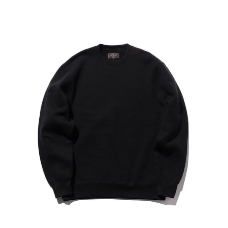 BEAMS+ SWEATSHIRT CREW RAISED BACK, Black - Image 1