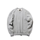 Beams+ SWEATSHIRT CREW RAISED BACK, Grey
